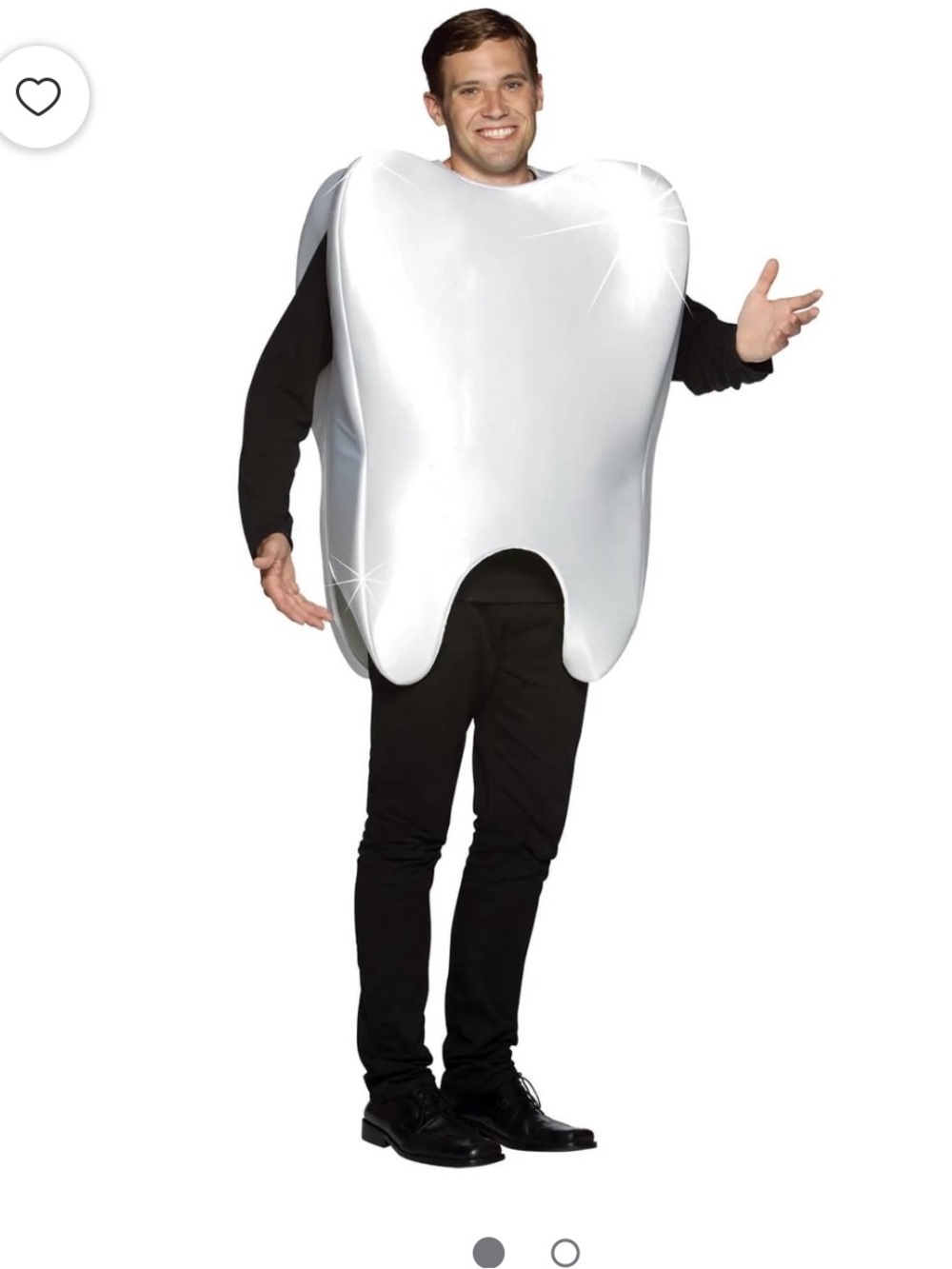 Rasta Imposta Mr. Molar Adult Tooth Costume - White one size